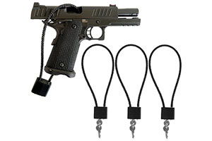 DOJ Approved Keyed Cable Gun Locks