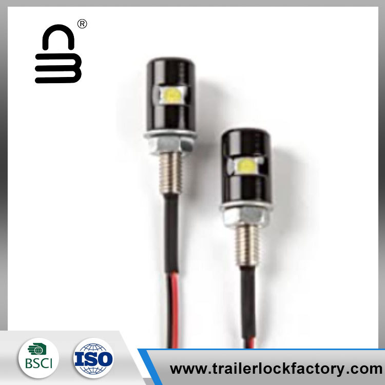 LED Chrome Bolt Screw In Number Plate/ไฟป้ายทะเบียนสำหรับรถจักรยานยนต์และรถยนต์